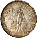 1898-B年英国贸易银元站洋一圆银币。孟买铸币厂。GREAT BRITAIN. Trade Dollar, 1898-B. Bombay Mint. NGC MS-63.