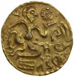 World Coins - Asia & Middle-East. CEYLON (MEDIEVAL): Anonymous, ca. 970-1070, AV kahavanu (4.33g), M