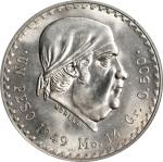 MEXICO. Peso, 1949-Mo. Mexico City Mint. NGC MS-64.