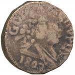 COINS – INDIA – PORTUGUESE. João (as Prince Regent, 1808-18): Silver Rupia (600-Réis), 1807, Goa (Go