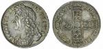 James II (1685-1688), Crown, 1686 SECVNDO, first laureate and draped bust left, no stops on obverse,