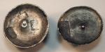 COINS. CHINA - SYCEES. Qing Dynasty : Silver 5-Tael Drum-shaped Sycee (2), stamped, 160g and 188g. F