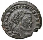 Roman coins Empire;Massimino II (310-313) Follis (Siscia) Testa laureata a d - R/ Genio stante a s. 