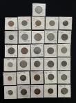 World Coins, a group of 31 coins, mainly from The Middle East, consists of: 2x Bahrim, 4x Kuwat, 2x 