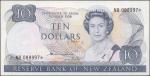NEW ZEALAND. Reserve Bank of New Zealand. 10 Dollars, ND (1981-1992). P-172a. Replacement Note. Unci