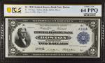 Fr. 747. 1918 $2 Federal Reserve Bank Note. Boston. PCGS Banknote Choice Uncirculated 64 PPQ. Fancy 