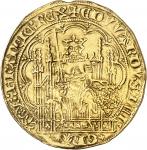 CAPÉTIENS Édouard III (1337-1360). Écu d’or à la chaise, émission inconnue ND (après 1344).