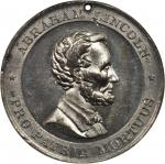 1885 20th Anniversary of Death Medal. White Metal. 39 mm. Cunningham 9-025, King-249. MS-63 (NGC).