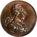 1805 Eccleston Medal. By Thomas Webb, for Daniel Eccleston. Musante GW-88, Baker-85. Bronze. Specime