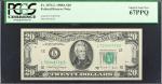 Lot of (2). Fr. 2076-L. 1988A $20  Federal Reserve Notes. San Francisco. PCGS Currency Superb Gem Ne