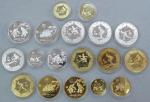 COINS. CHINA - People’s Republic: Complete 1980 Olympics Piedfort Proof Set: Brass 1-Yuan (8), Arche