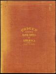 1859 Hodges’ Genuine Bank Notes of America. Original Cloth. Very Fine.