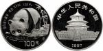 1987年熊猫纪念铂币1盎司 完未流通