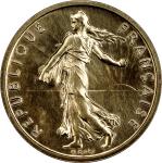 1979年法国1/2法郎加厚金样币。巴黎造币厂。FRANCE. Gold 1/2 Franc Piefort, 1979. PCGS SPECIMEN-67.