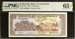GUATEMALA. Banco de Guatemala. 1/2 Quetzal, 1961. P-41c. PMG Gem Uncirculated 65 EPQ.