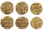India, Princely States, Hyderabad, Afzal ad-Daula (1857-1869), trio of gold Quarter-Mohurs, 2.76g, 2