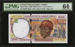 CENTRAL AFRICAN STATES. Lot of (6) Banque Des Etats De LAfrique Centrale. 500 to 10000 Francs, 1994-