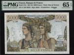Banque de France, 5000 francs, 2 January 1953, serial number Y.130 78532, (Pick 131c), in PMG holder