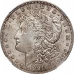 1921-D Morgan Silver Dollar. MS-64 (NGC).