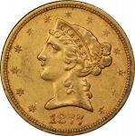 1877-S Liberty Head Half Eagle. EF-45 (PCGS). CAC.