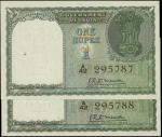 1949年印度政府1卢比。