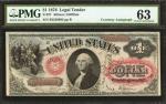 Fr. 27. 1878 $1 Legal Tender Note. PMG Choice Uncirculated 63.