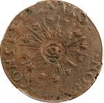 1785 Nova Constellatio Copper. Circulating Counterfeit. Crosby-unlisted, W-unlisted, Breen-1115. Rar