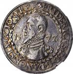 DENMARK. Speciedaler, 1572. Copenhagen Mint. Frederik ll (1559-88). NGC EF-40.