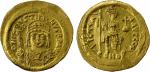 BYZANTINE EMPIRE: Justin II, 565-578, AV solidus (4.47g), Constantinople, S-345, helmeted & cuirasse