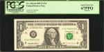 Lot of (3) Fr. 1922-H. 1995 $1  Federal Reserve Notes. St. Louis. PCGS Currency Superb Gem New 67 PP