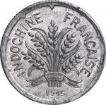 Indochina 10 Cent 1945 PATTERN in ALUMINIUM