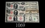 1917-2003年美国纸币一组19枚。七成新 - 未使用1917-2003 U.S.A. banknotes, group of 19pcs. SOLD AS IS/NO RETURN. VF-UN