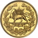 IRANNassereddine Chah (1848-1896). Médaille de bravoure au module de 5 tomans AH 1300 (1883), Téhéra