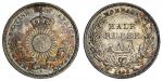 Mombasa. Imperial British East Africa Company. Half Rupee, 1890 H. Crowned radiant sun with Company 