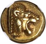 LESBOS. Mytilene. EL Hekte (2.58 gms), ca. 521-478 B.C.