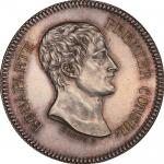 フランス(France), 1832, 銀(Ag), 5ﾌﾗﾝ , PCGS SP61 Restrike, 極美/未, AU, ナポレオン1世像 パリ造幣局訪問記念 5フラン銀メダル 試鋳再鋳貨 AN