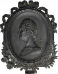 (ca. 1858) George Washington Wall Plaque. By Anthony W. Jones, New York. Cast Iron. Extremely Fine.