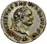 ROMAN EMPIRE: Titus, 79-81 AD, AR denarius (3.44g), Rome, 80 AD, RIC-115, diademed head right // TR 