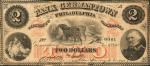 Philadelphia, Pennsylvania. Bank of Germantown. Jan. 15, 1862. $2. Fine.