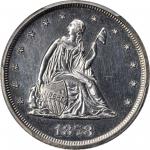 1878 Twenty-Cent Piece. Proof-61 (PCGS).