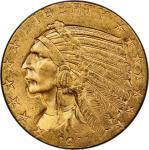 1911-D印第安像半鹰金币 PCGS MS 63  1911-D Indian Half Eagle
