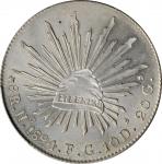 MEXICO. 8 Reales, 1894-Ho FG. Hermosillo Mint. PCGS MS-63 Gold Shield.