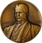 1922 Theodore Newton Vail Medal. Bronze. 64 mm. By Adolph Alexander Weinman. About Uncirculated.