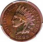 1899 Indian Cent. Proof-67 RB (PCGS). CAC.