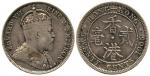 CHINA, CHINESE Coins, Hong Kong, King Edward VII: Silver 20-Cents, 1905 (KM 14). About very fine, a 