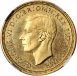 GREAT BRITAIN. Sovereign, 1937. NGC PROOF-63.