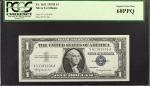 Fr. 1621. 1957B $1  Silver Certificate. PCGS Currency Superb Gem New 68 PPQ.