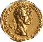 HADRIAN, A.D. 117-138. AV Aureus (7.15 gms), Rome Mint, ca. A.D. 119-122. NGC Ch VF, Strike: 5/5 Sur
