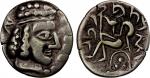 Ancient - Central Asia. YUEH CHI: Anonymous, after 130 BC, AR tetradrachm (7.86g), Mitch-IG-494, Alr