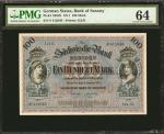 GERMANY. Sachsiche Bank zu Dresden. 100 Mark, 1911. P-S952b. PMG Choice Uncirculated 64.